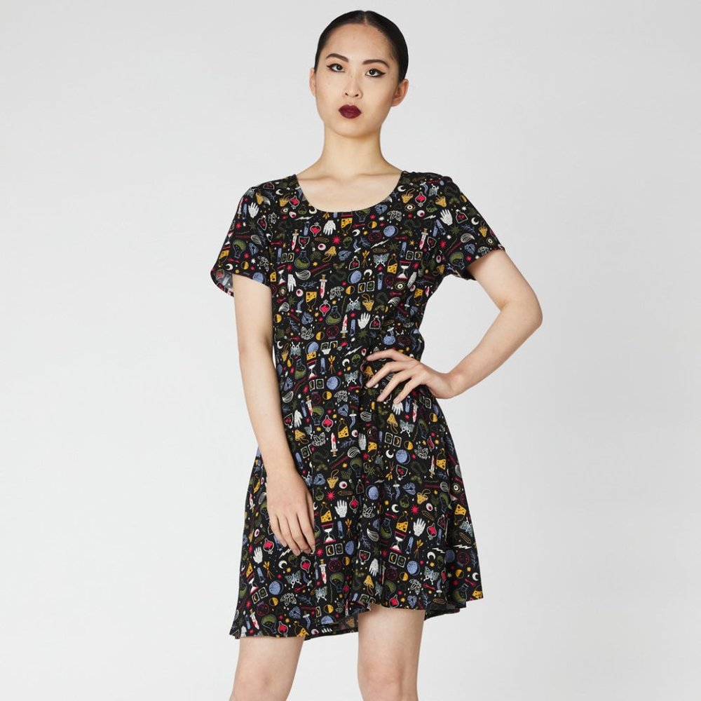 Dangerfield Black Friday Goth Grimoire Dress